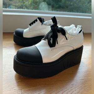 Marco More Milano Black & White Platform Sneakers